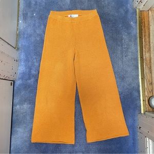 Free People Hailee sweater pants in Sun Tan